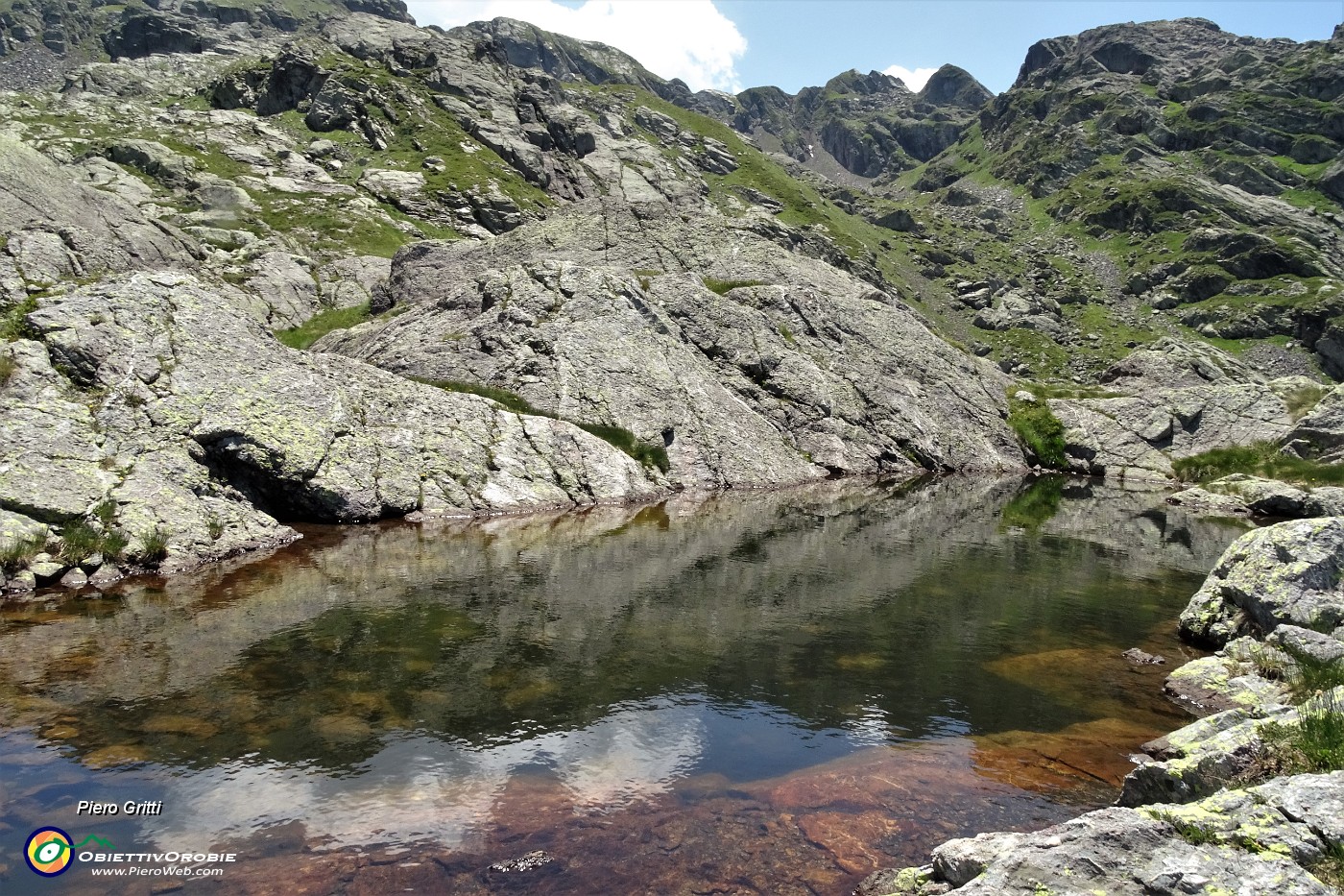 79 La in alto la cima del Ponteranic !.JPG